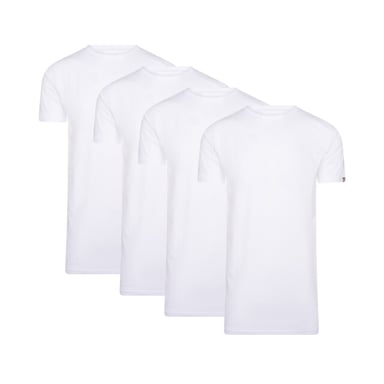 Cappuccino Italia Tee SS 4-Pack Camisetas Blanco