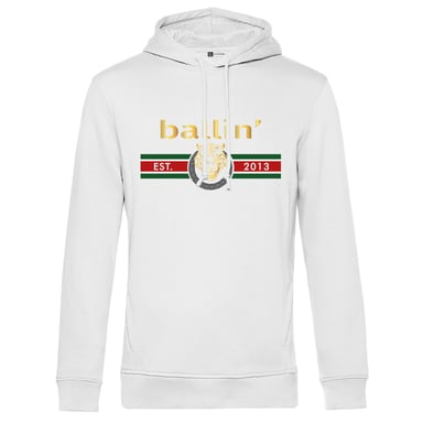 Ballin Est. 2013 Sudaderas con capucha Tiger Lines Hoodie Blanco