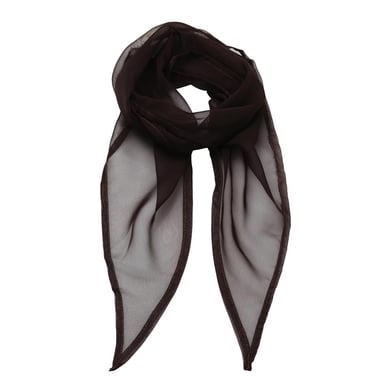 Premier Womens/Ladies Chiffon Scarf (Black)