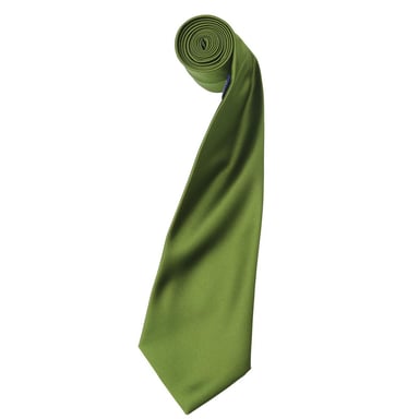 Premier Colours Collection Satin Tie (Oasis Green)