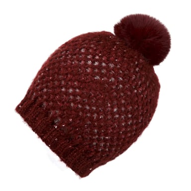 Regatta Womens/Ladies Lorelai IV Bobble Winter Hat (Cabernet)