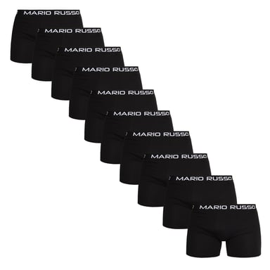 Calzoncillos Mario Russo 10-Pack Basic Boxers Negro