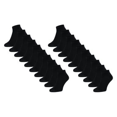 Calcetines Mario Russo Paquete de 10 Calcetines Deportivos Negro