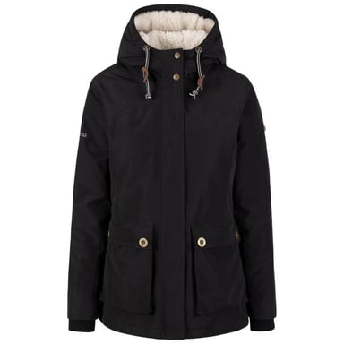 Trespass Womens/Ladies Token Waterproof Jacket (Black)