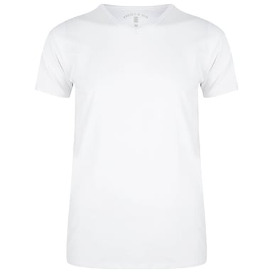 Presly & Sun Tee SS Steve Cuello en V Blanco