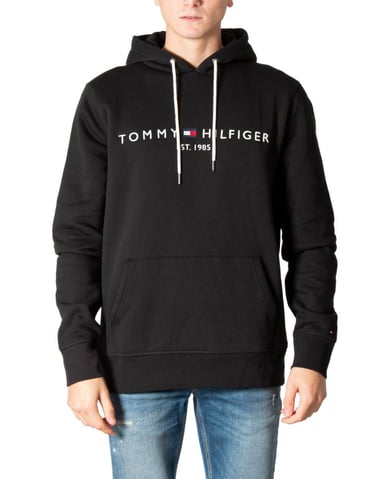 Tommy Hilfiger Logo Hoodie Negro