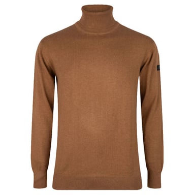 Presly & Sun Jersey Keith Turtle Neck Pullover Marrón