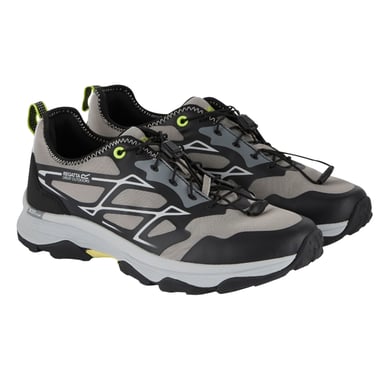 Regatta Mens Blaze Trainers (Grey/Black/Lime)