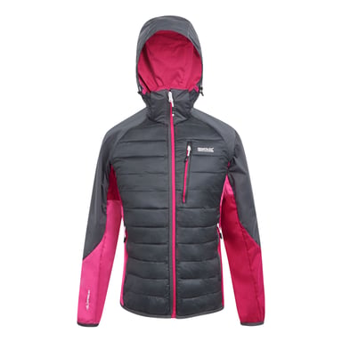 Regatta Womens/Ladies Andreson Pro Hybrid Jacket (Seal Grey/Flamingo Pink)
