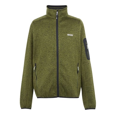 Regatta Mens Newhill Marl Full Zip Fleece Jacket (Nephrite Green)