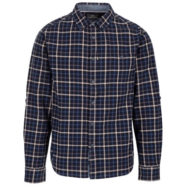 Trespass Mens Withnell Checked Cotton Shirt (Blue)