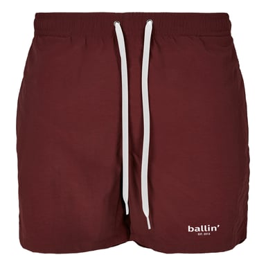 Ballin Est. 2013 Pantalones de baño Logo Pequeño Pantalones de baño Rojo