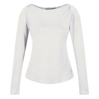 Regatta Womens/Ladies Lakeisha Long-Sleeved T-Shirt (White)