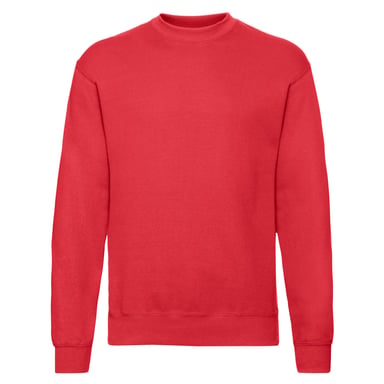 Fruit of the Loom Unisex Adult Classic Set-in Sweatshirt (Red)