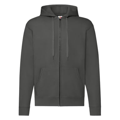 Fruit of the Loom Unisex Adult Classic Hooded Jacket (Light Graphite)