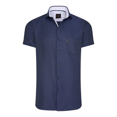 Cappuccino Italia Camisas Blusa Manga Corta Azul Marino