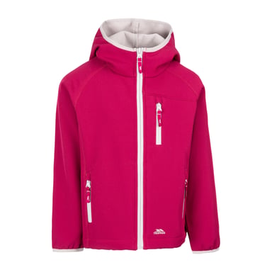 Trespass Childrens/Kids Kian Softshell Jacket (Berry)