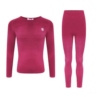 Dare 2B Childrens/Kids Base Layer Set (Berry Pink)