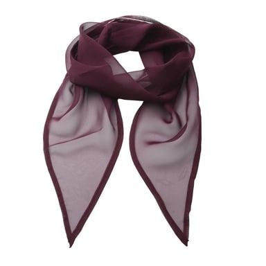 Premier Womens/Ladies Chiffon Scarf (Aubergine)