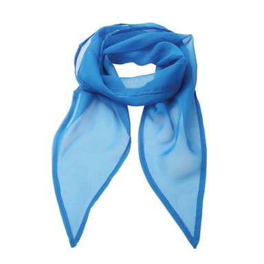 Premier Womens/Ladies Chiffon Scarf (Sapphire)