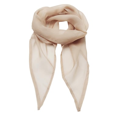 Premier Womens/Ladies Chiffon Scarf (Natural)