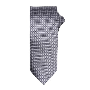 Premier Puppytooth Tie (Silver)