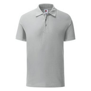 Fruit Of The Loom Mens Iconic Polo Shirt (Zinc)