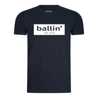 Ballin Est. 2013 Tee SS Cut Out Logo Shirt Azul