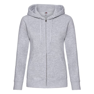 Fruit of the Loom Womens/Ladies Premium Sweat Hoodie (Heather Grey)