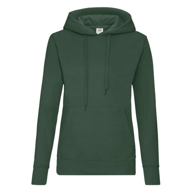 Fruit of the Loom Womens/Ladies Classic Hoodie (Bottle Green)
