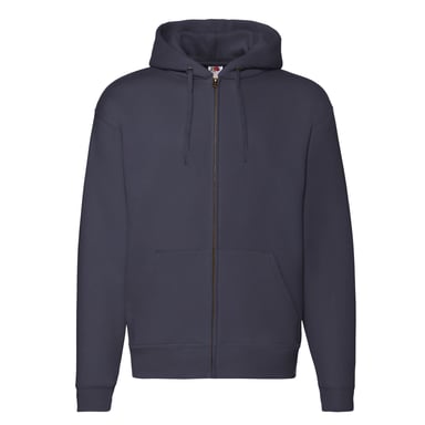 Fruit of the Loom Unisex Adult Premium Hooded Jacket (Deep Navy)