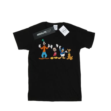 Disney Mens Mickey Mouse Friends T-Shirt (Black)