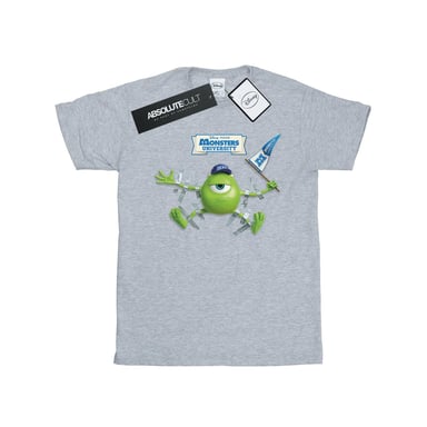 Disney Mens Monsters University Taped Mike T-Shirt (Sports Grey)