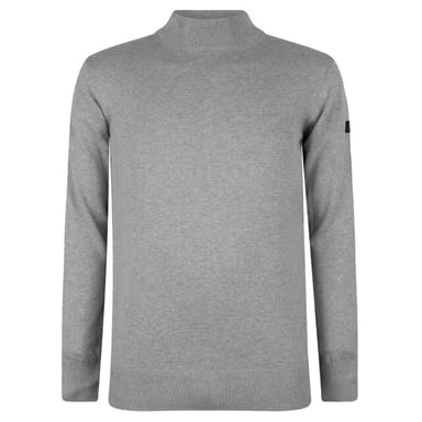 Presly & Sun Jersey Jordan Mock Turtle Pullover Gris