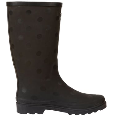 Trespass Unisex Adult Elena Polka Dot Wellington Boots (Black)