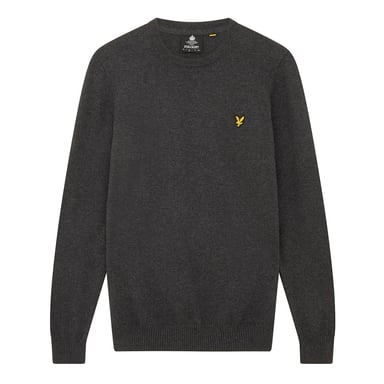 Lyle & Scott Sweaters Cuello Redondo Merino Gris