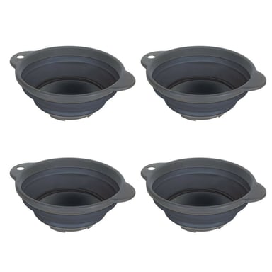 Regatta Folding Bowl (Set Of 4) (Ebony Grey)