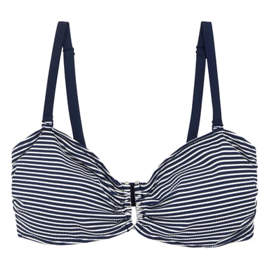 Regatta Womens/Ladies Aceana III Seeksucker Bikini Top (Navy/White)