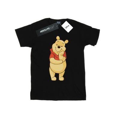 Disney Mens Winnie The Pooh Cute T-Shirt (Black)