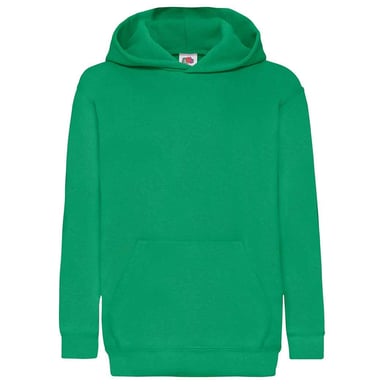 Fruit of the Loom Childrens/Kids Classic Hoodie (Kelly Green)
