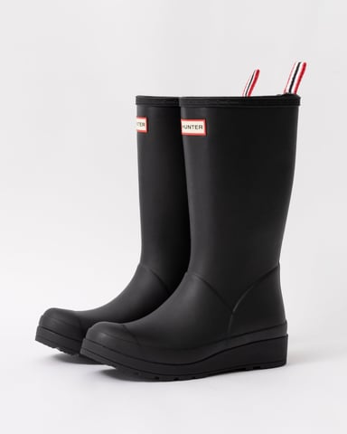 Hunter Play Tall Damen Regenstiefel en Negro