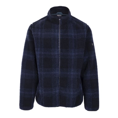 Trespass Mens Epperstone AT400 Checked Fleece (Navy)