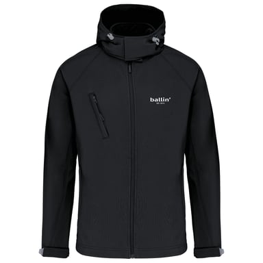 Ballin Est. 2013 Outdoor Chaqueta Softshell Chaqueta con capucha Negro