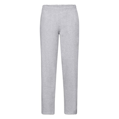 Fruit of the Loom Mens Classic Heather Open Hem Jogging Bottoms (Heather Grey)