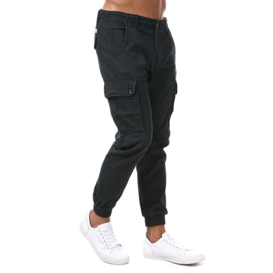 Pantalones Cargo Slim Fit Paul Warner de Jack Jones para Hombre en Negro