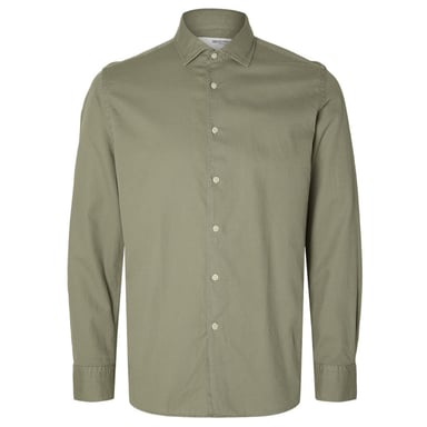 Selected Camisas Camisa Regbond Regular Fit Verde Vetiver