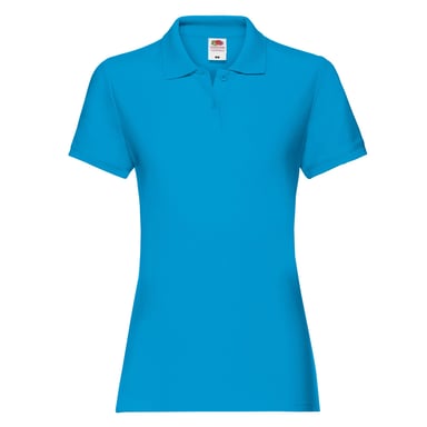 Fruit of the Loom Womens/Ladies Premium Polo Shirt (Azure Blue)