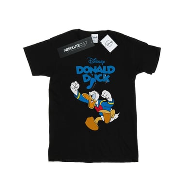 Disney Mens Donald Duck Furious Donald T-Shirt (Black)
