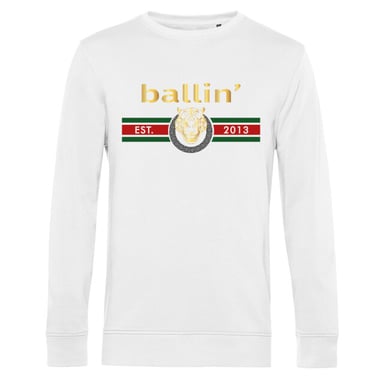 Ballin Est. 2013 Suéteres Suéter Tiger Lines Blanco