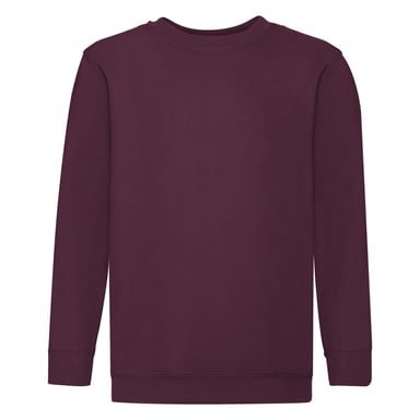 Fruit of the Loom Childrens/Kids Premium Set-in Sweatshirt (Burgundy)